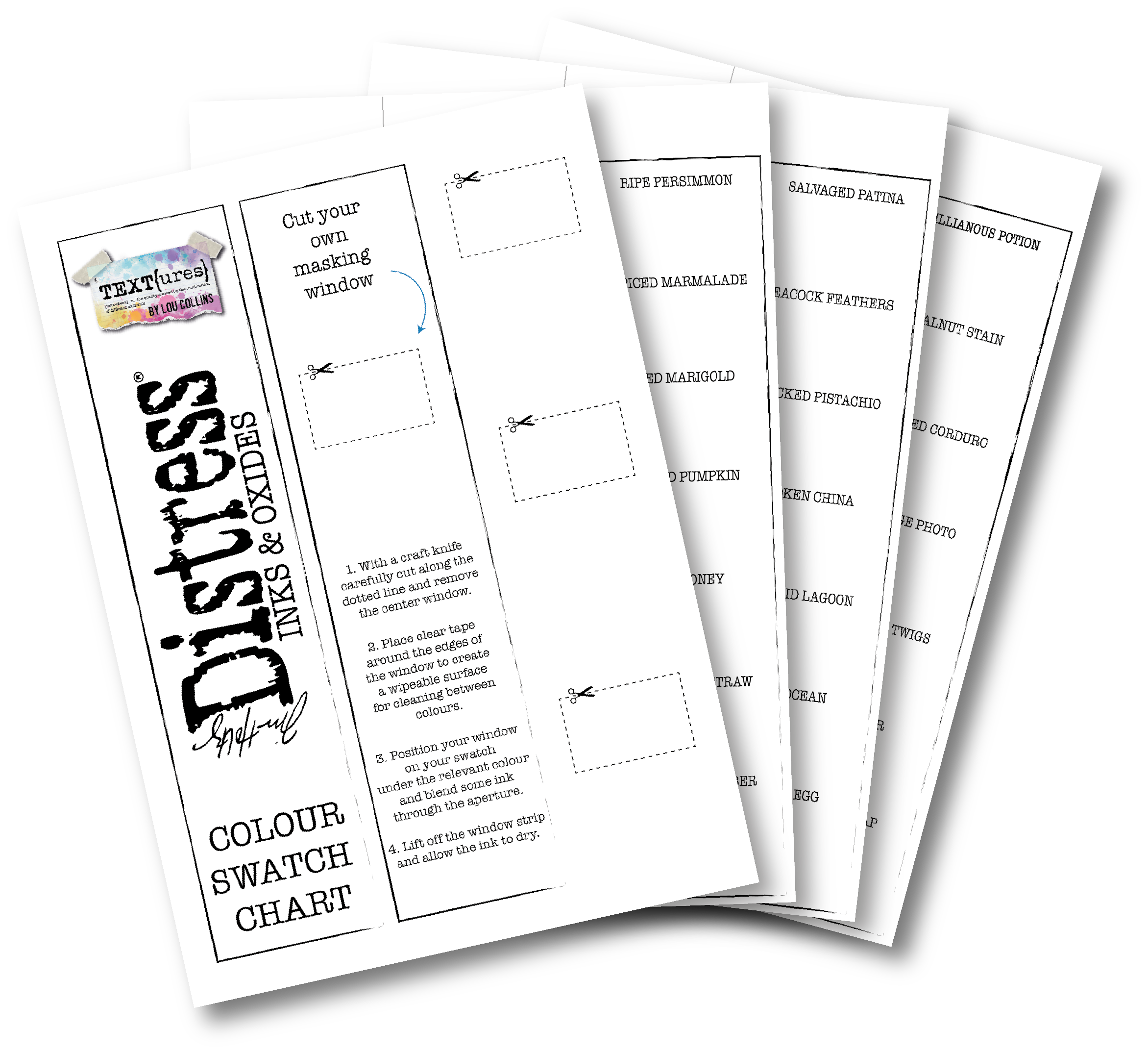 *FREE* DISTRESS INK & OXIDE CHART AND LABELS DOWNLOADS